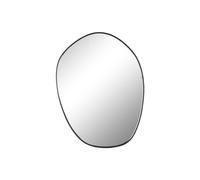 Home ESPRIT Espejo de Pared Negro Metal Espejo Moderno 60 x 2,5 x 78 cm