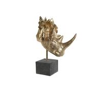 Home ESPRIT Figura Decorativa Negro Dorado 33 x 24 x 43,5 cm
