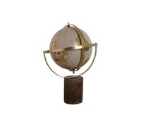 Home ESPRIT Globo Terraqueo Dorado Natural Rosa Claro Vintage 28 x 20 x 39 cm