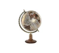 Home ESPRIT Globo Terraqueo Dorado Rosa Claro Vintage 22 x 20 x 33 cm