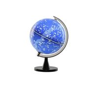 Globo Terraqueo Home ESPRIT Negro Azul marino PVC 21 x 20 x 31 cm