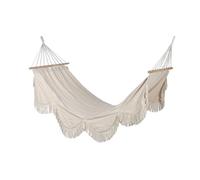Home ESPRIT Hamaca Colgante Blanco Flecos 200 x 100 x 5 cm