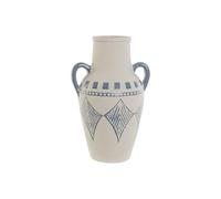 Home ESPRIT Jarrón Azul Marrón Cerámica Mediterráneo 22 x 18 x 36,5 cm 22 x 18 x 35 cm