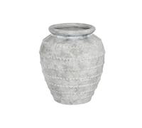 Home ESPRIT Jarrón Gris Claro Terracota Oriental 54 x 54 x 60 cm