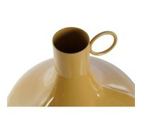 Home ESPRIT Jarrón Mostaza Terracota Aluminio Lacado 23 x 23 x 38,5 cm (2 Unidades)