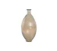 Home ESPRIT Jarrón Taupé Cristal Reciclado 30 x 30 x 59 cm