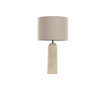 Home ESPRIT Lámpara de Mesa Beige Lino Mármol 35 x 35 x 66 cm