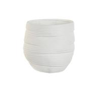 Home ESPRIT Macetero Blanco Cerámica 29 x 29 x 27 cm