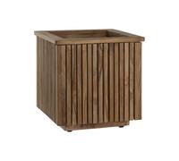 Home ESPRIT Macetero Madera de Teca 34,5 x 34,5 x 37 cm