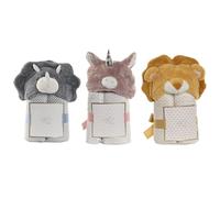 Home ESPRIT Manta Animales 100 x 75 x 20 cm (3 Unidades)