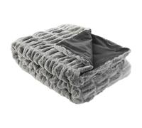 Manta home esprit gris 130 x 170 x 2 cm 170 cm