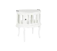 Home ESPRIT Mueble Camarera Blanco Madera 75 x 50 x 78 cm