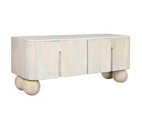 Home ESPRIT Mueble de TV Blanco Madera de Mango 140 x 40 x 58 cm