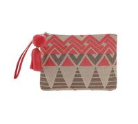 Home ESPRIT Neceser de Viaje Beige Fucsia 26 x 2 x 19 cm