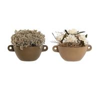 Home ESPRIT Planta Decorativa Flor 22 x 22 x 14 cm (2 Unidades)