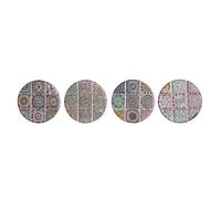 Home ESPRIT Posavasos Corcho Dolomita Mandala Indio con Relieve