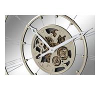 Home ESPRIT Reloj de Pared Champán Hierro Espejo 67 x 8 x 67 cm