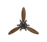 Home ESPRIT Reloj de Pared Marrón Negro Metal Madera MDF Vintage 121 x 7 x 106 cm