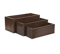 Home ESPRIT Set de Maceteros Dorado Aluminio 100 x 43 x 40 cm