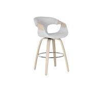 Home ESPRIT Taburete Gris Madera 55,5 x 52,5 x 92,5 cm