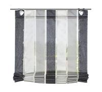 Home Fashion 091/036 - 8007 130 x 0080 Estor Visillo, plástico, Antracita, 130 x 80 cm