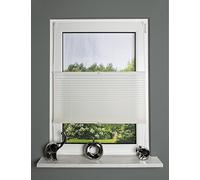 Home Fashion 094500 - 0201 - Blanco 130 cm x 100 cm Estor Up & Down, plástico, Blanco, 130 x 100 cm