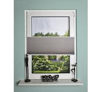 Home Fashion 094500 - 0203 Gris 130 cm x 70 cm Estor Up & Down, plástico, Gris, 130 x 70 cm