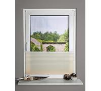 Home Fashion 094500 - 0218 Beige 130 cm x 40 cm Estor Up & Down, plástico, Beige, 130 x 40 cm