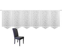 Home Fashion 096630 - 0101 125 x 57 cm riel Jacquard Set, plástico, Blanco, 145 x 57 cm
