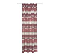 Home Fashion 47655 - 107 Fruncido Bufanda, plástico, Rojo, 175 x 140 cm