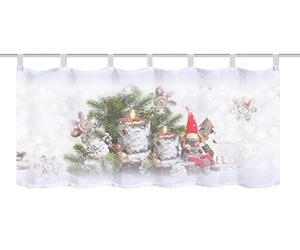 Home Fashion 52949 - 107 Duende de la Navidad Cafehaus, plástico, Rojo, 45 x 120 x 0,1 cm