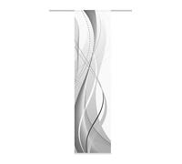 Home Fashion Carlisle Cortina corredera, Tela, Gris, 245 x 60 cm