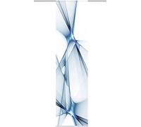 Home Fashion 87188 Franklin - Panel japonés con impresión Digital (con Barra de contrapeso y sujeciones, 245 x 60 cm), poliéster, Rojo, 245 x 60 cm