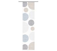 Home fashion 87533-760 Stone (H: 96,5" W: 23,6"), Tela, Plateado, 245 x 60 cm