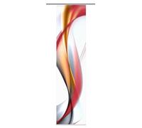 Home Fashion Cortina corredera, Aluminio poliéster, Rojo, H245 x B60 cm (1er Pack)