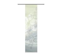 Home Fashion 87667-768 Toupillon - Panel japonés con impresión Digital (con rieles y sujeciones, 245 x 60 cm), Color Verde