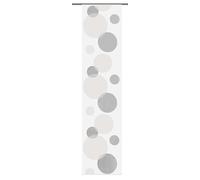 Home Fashion 87984-860 Scherli - Panel japonés, Fabricado en Voile, 245 x 60 cm, Color marrón