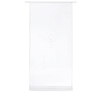 Home Fashion Haeusler-Shop - Cortina para Puerta (180 x 90 cm), diseño de Estructura de Lino, Color Blanco