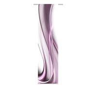 Home Fashion Panel Estor Impresión Digital Tela Decorativa, Color Morado