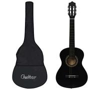 Home & Garden-Guitarra clásica para principiantes y niños con bolsa negra 1/2 34 pulgadas, elección de mobiliario