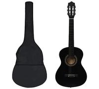 Home & Garden - Juego de 8 piezas de guitarra clásica para principiantes, color negro, 1/2 34 pulgadas, elección de mobiliario