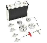 Home & Garden-Juego de portabrocas de madera autocentrantes para muebles de acero de 3.75 pulgadas