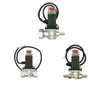 Home Gas Leak Detector Alarm Shut Off Solenoid Valves Home In Gas Stop Safety Valve DN15 1/2" / Hose To Hose/Aluminum Alloy(Male to male)