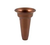 HOME Gran jarrón Cementerio Cerca mis. 4 h.17 Borde Ancho, Plastica, Cobre, 17cm