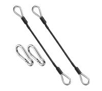 Home Gym Cable Extension | Adjustable Cable Attachment | Cable Machine Extension | 2X Portable Workout Cables | Compact Gym Accessories | Strength Training Accessories