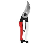 Home Hand Tool Tijeras de podar, 65 hojas forjadas en acero al manganeso, muelle central para ahorrar esfuerzo, cómodo mango antideslizante, con cierre de seguridad, longitud