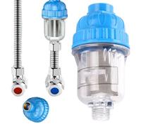 Home Hard Water Shower Filter for Bathroom, Thickened Cover Reusable Shower Filters Universal Showerhead Filter, Easy to Install, Durable Design Last, Fits Rain for Home, Gym and Travel(1PC)