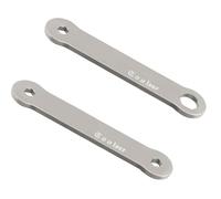 Home Hardware - Par de llaves de apriete, herramientas de acero inoxidable con diseño de doble extremo para mantenimiento de bicicletas y reparación de equipos, llave de doble extremo, acero