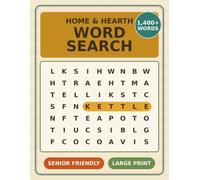 Home & Hearth Large Print Word Search: 100 Cozy Large Print Puzzles for Seniors, Adults & People with Dementia | Kitchen, Baking & Home Themes, Easy ... Keys (Large Print Word Search for Seniors)