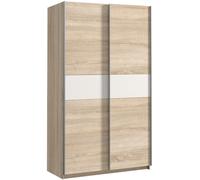 Home Heavenly Armario 2 puertas correderas de 120 cm color roble